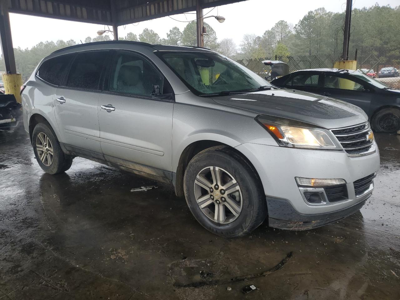 2015 Chevrolet Traverse VIN 1GNKRHKD0FJ180202 Copart auction photo, front end damage thumbnail 4
