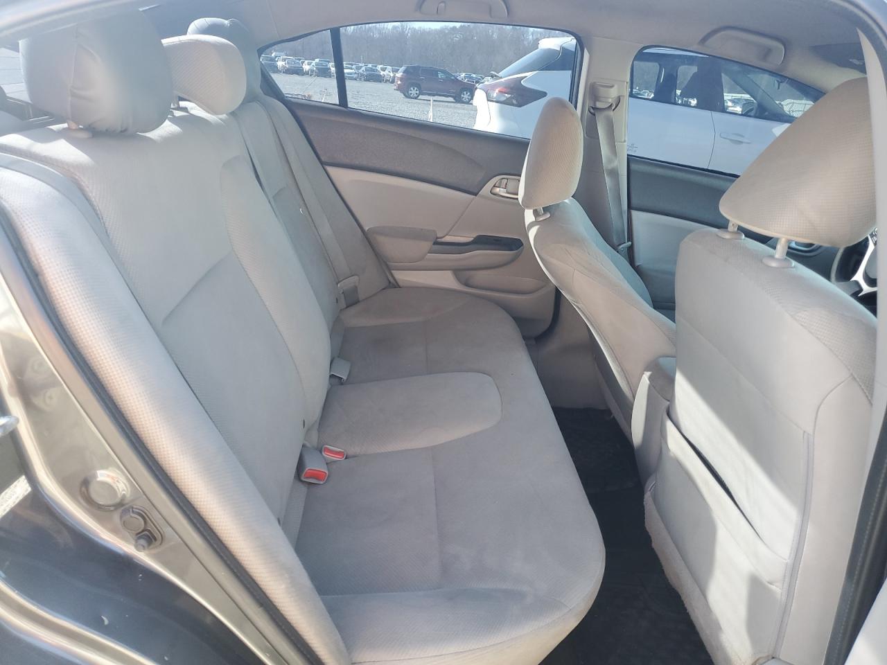 2012 Honda Civic VIN 2HGFB2F59CH597475 Copart auction photo, rear end / side damage thumbnail 10
