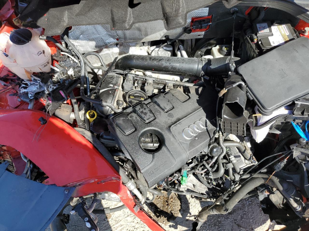 2016 Audi Q3 VIN WA1EFCFS8GR022536 Copart auction photo, front end damage thumbnail 13