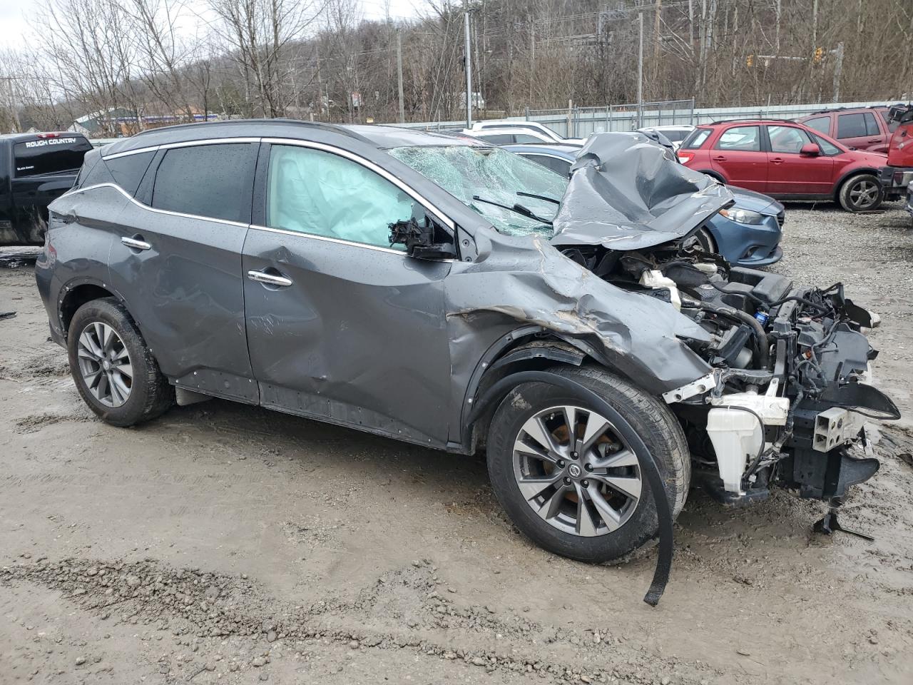 2017 Nissan Murano VIN 5N1AZ2MG0HN132148 Copart auction photo, all over damage thumbnail 4