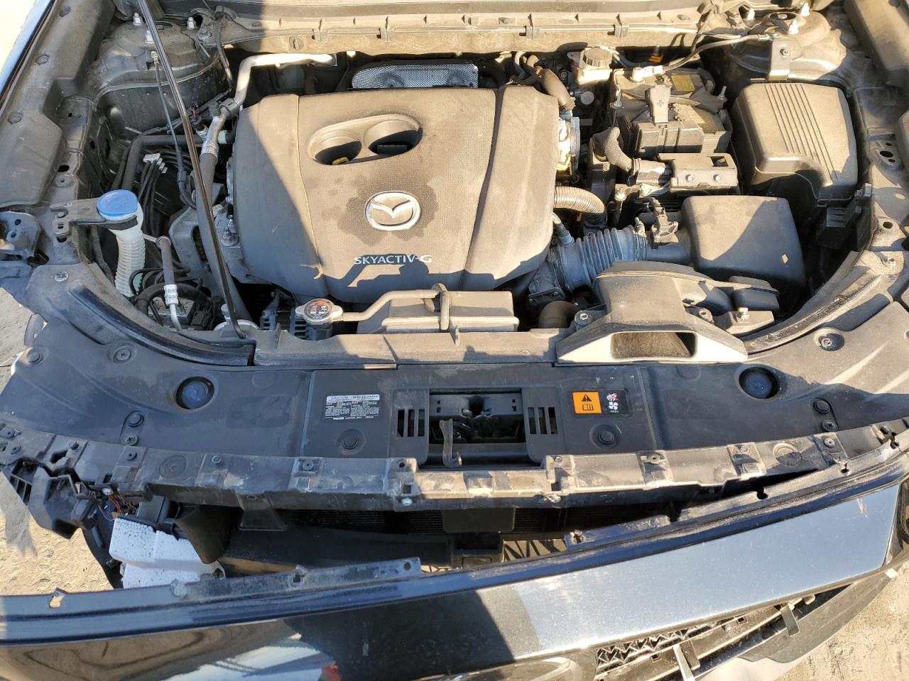 2020 Mazda CX-5 VIN JM3KFBCM3L0805178 Copart auction photo, front end / side damage thumbnail 12