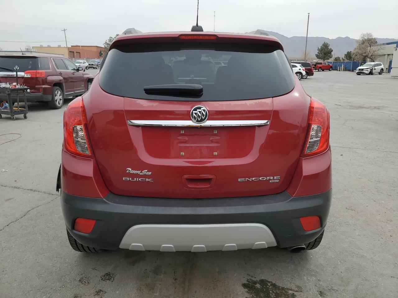 2016 Buick Encore VIN KL4CJGSBXGB573210 Copart auction photo, front end / hail damage thumbnail 6