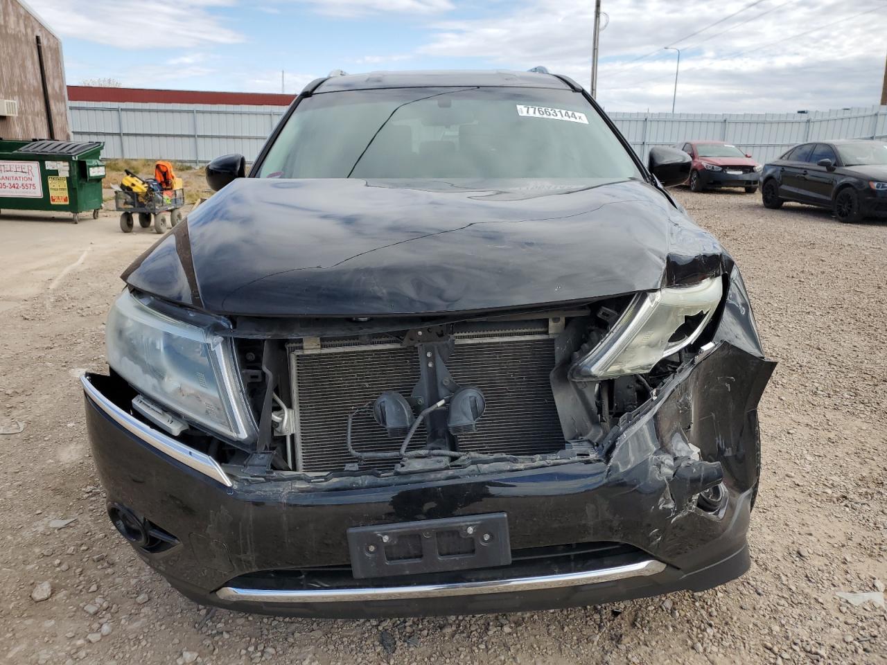 2014 Nissan Pathfinder VIN 5N1AR2MMXEC667808 Copart auction photo, front end damage thumbnail 5