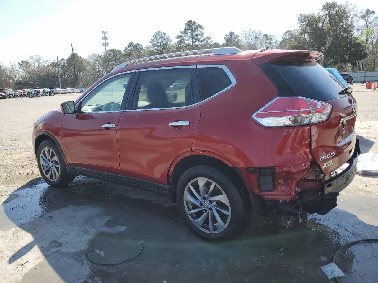 2015 Nissan Rogue VIN 5N1AT2MT6FC809839 Copart auction photo, rear end damage thumbnail 2