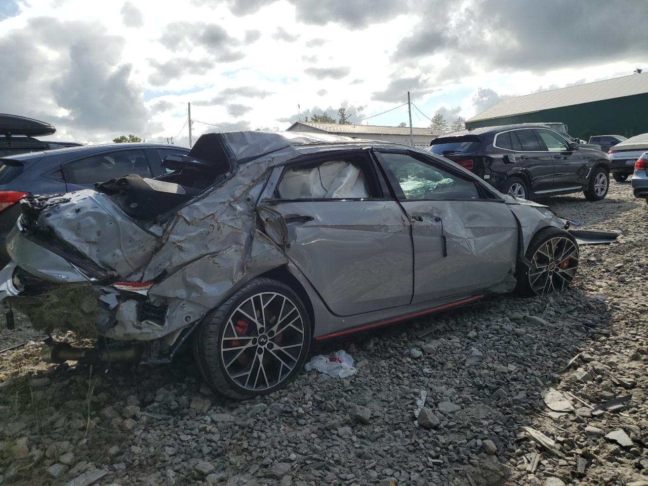 2023 Hyundai Elantra VIN KMHLW4AK3PU015870 Copart auction photo, all over / minor dent/scratches damage thumbnail 3
