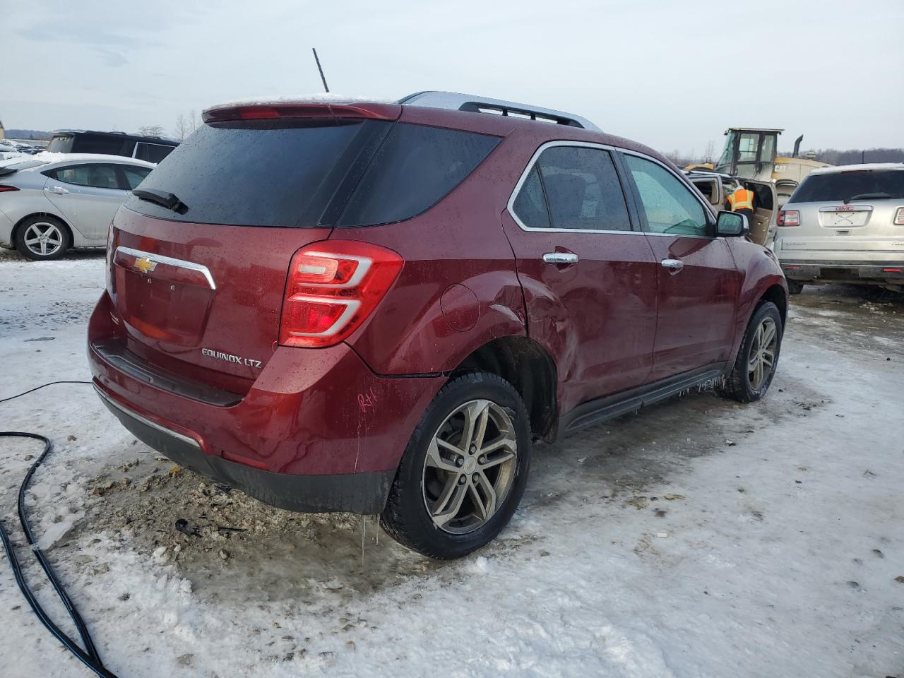 2016 Chevrolet Equinox VIN 2GNALDEK0G1159037 Copart auction photo, side / rear end damage thumbnail 3