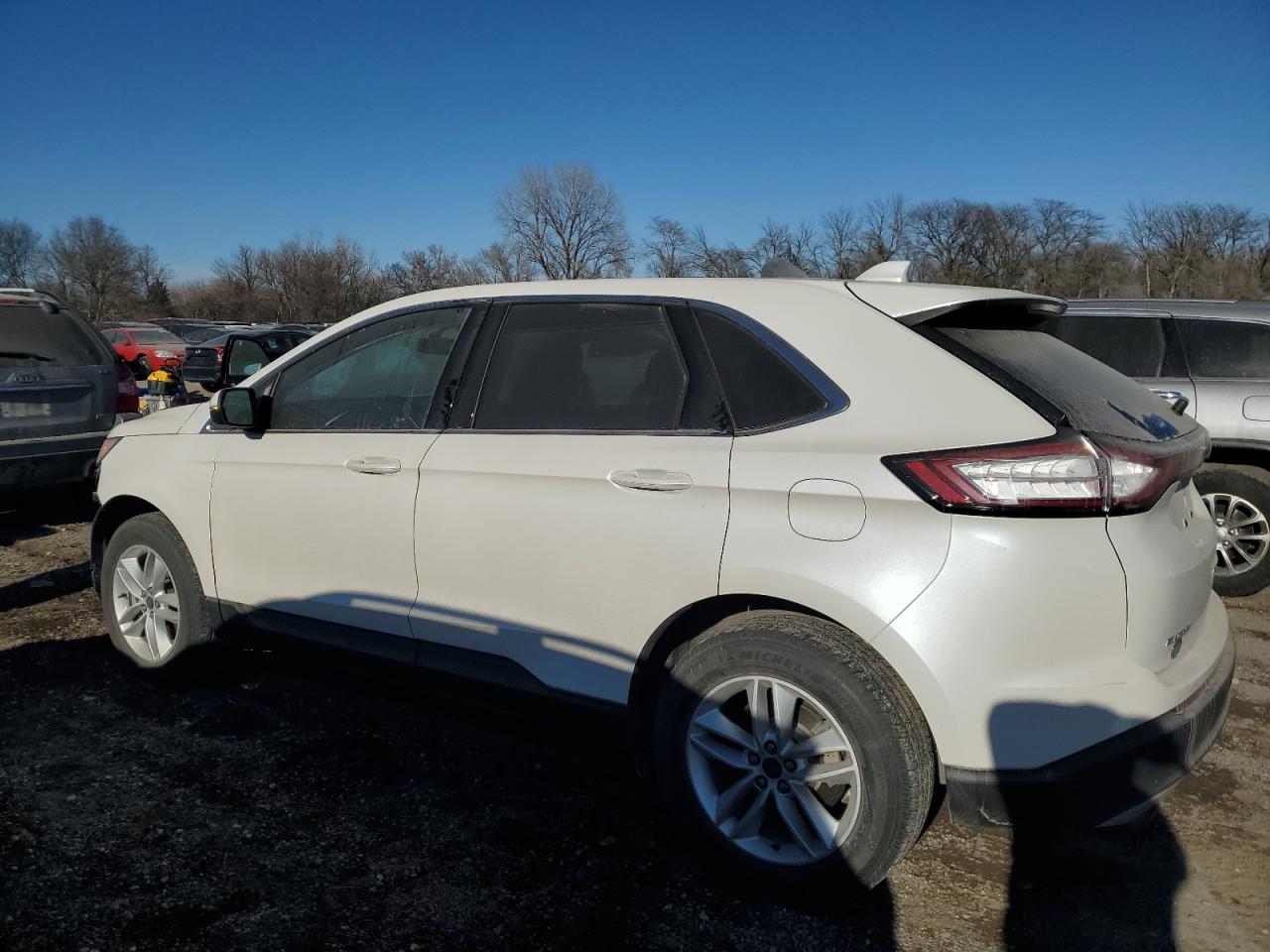 2015 Ford Edge VIN 2FMTK4J82FBC20603 Copart auction photo, front end damage thumbnail 2