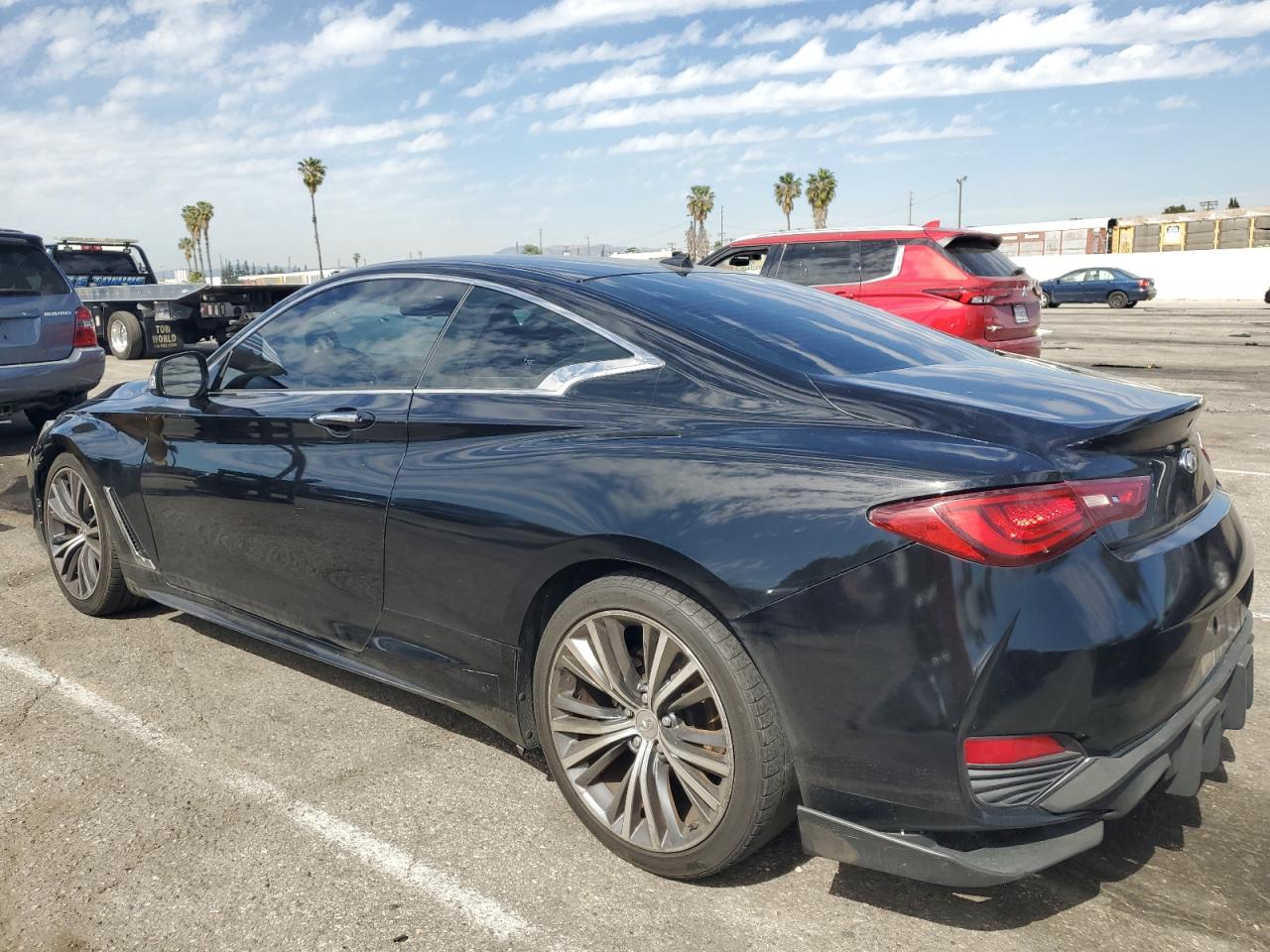 2019 Infiniti Q60 VIN JN1EV7EK7KM230319 Copart auction photo, rear end / front end damage thumbnail 2