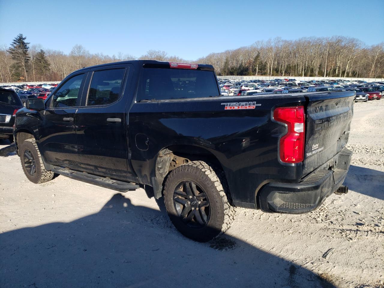 2020 Chevrolet Silverado VIN 1GCPYCEF3LZ145006 Copart auction photo, rear end / front end damage thumbnail 2