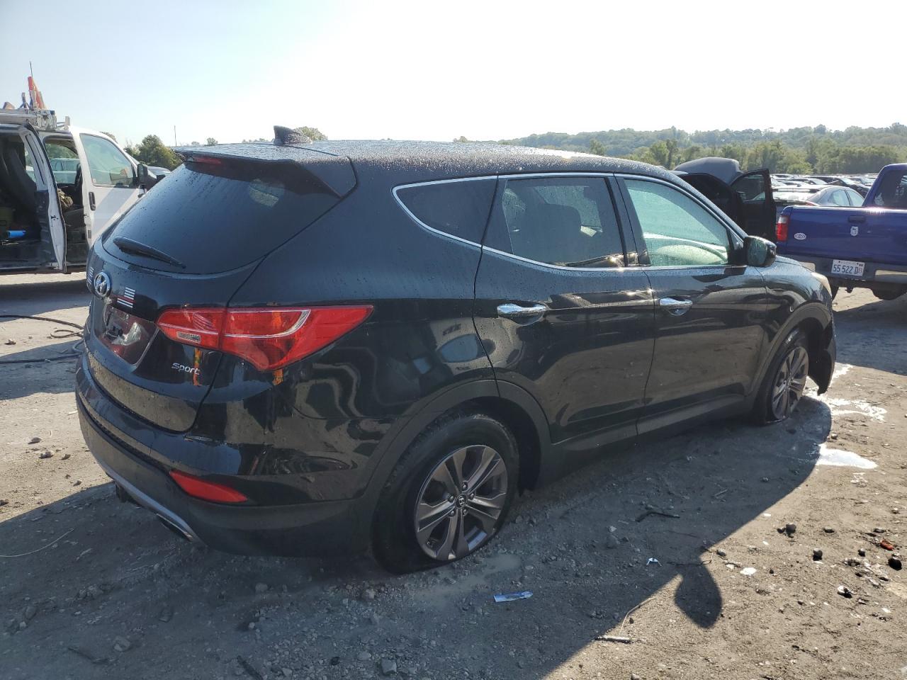 2013 Hyundai Santa Fe VIN 5XYZT3LBXDG014257 Copart auction photo, front end damage thumbnail 3