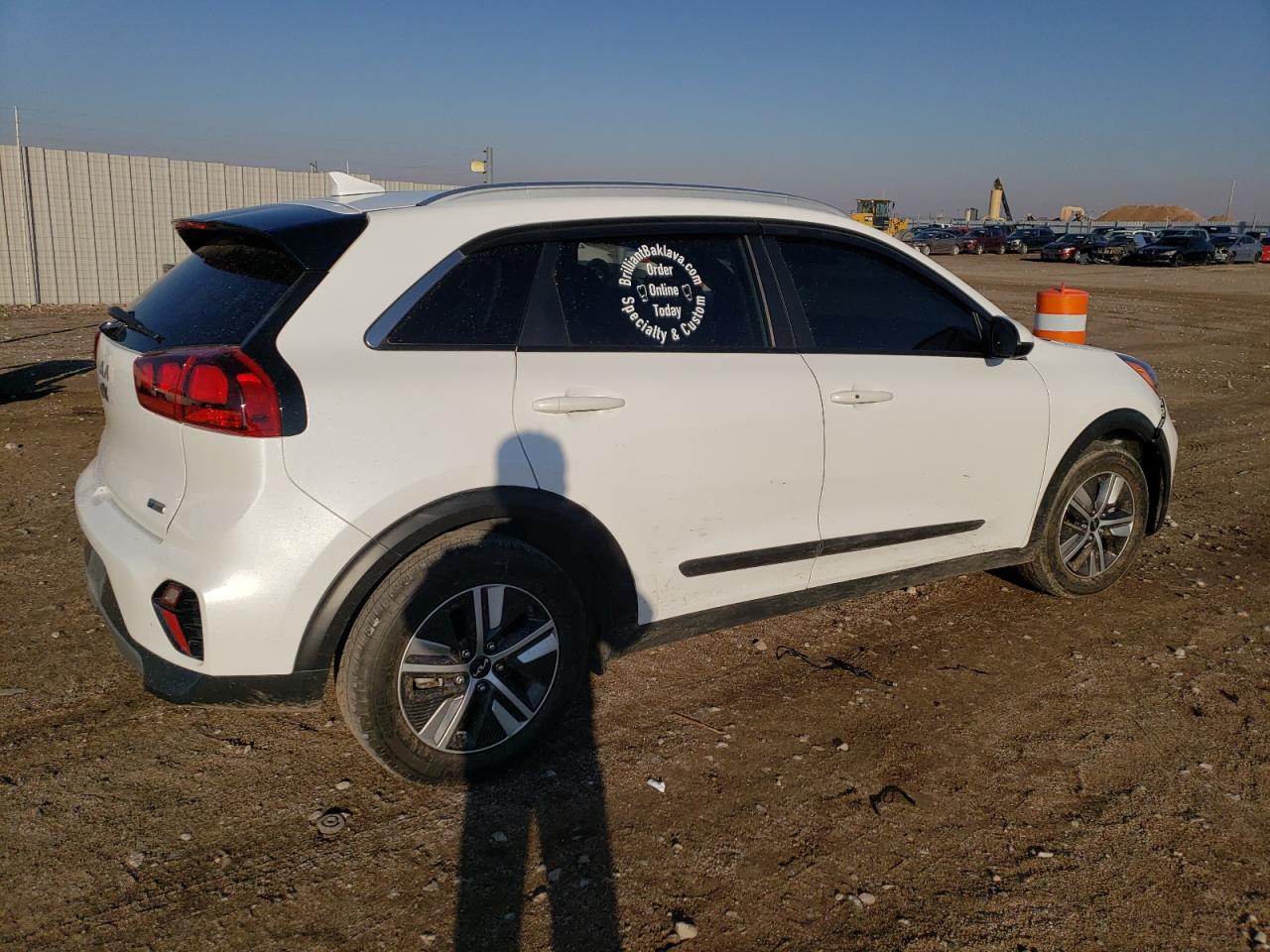2022 KIA Niro VIN KNDCB3LC0N5548959 Copart auction photo, front end / hail damage thumbnail 3