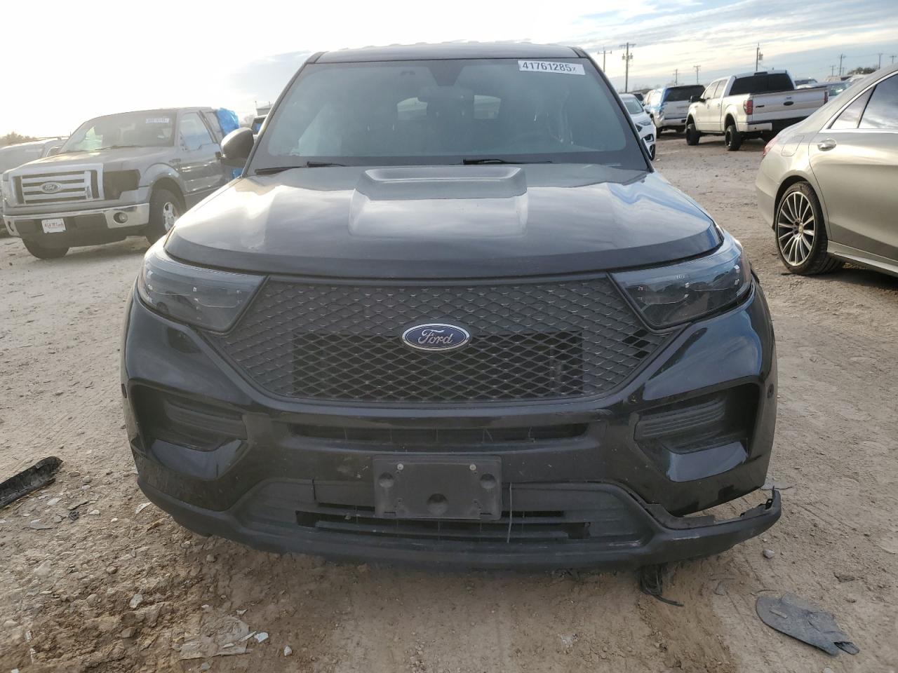 2022 Ford Explorer VIN 1FM5K8AB6NGC24379 Copart auction photo, front end / side damage thumbnail 5
