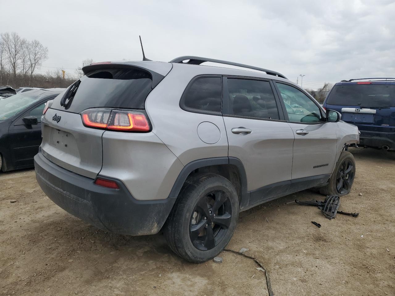 2021 Jeep Grand Cherokee VIN 1C4PJMLBXMD238453 Copart auction photo, front end / rear end damage thumbnail 3