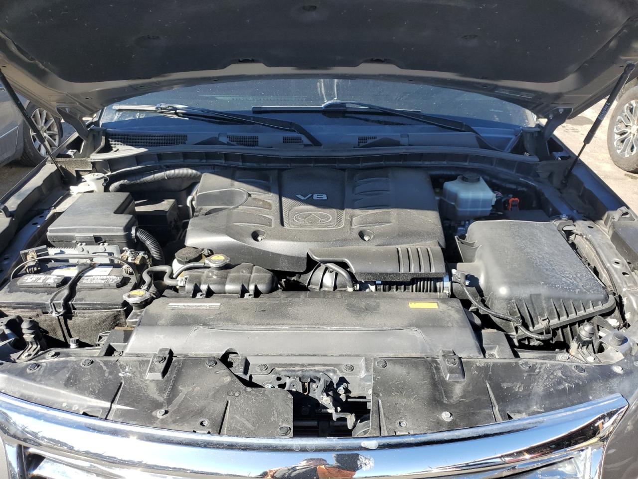 2014 Infiniti QX80 VIN JN8AZ2NE0E9062824 Copart auction photo, undercarriage / minor dent/scratches damage thumbnail 14
