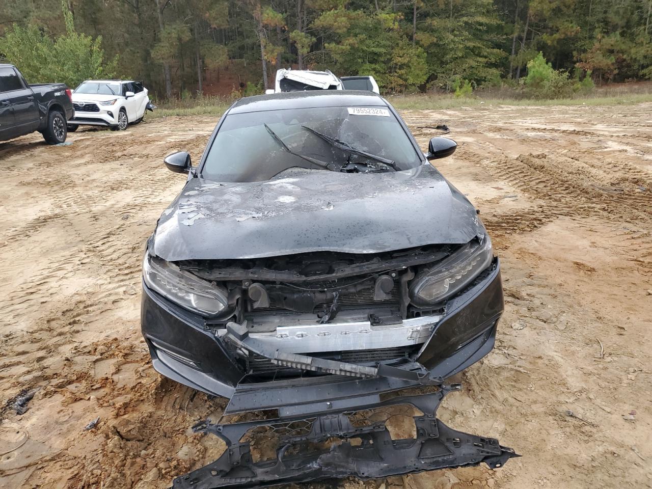 2018 Honda Accord VIN 1HGCV1F35JA096064 Copart auction photo, burn - engine damage thumbnail 5