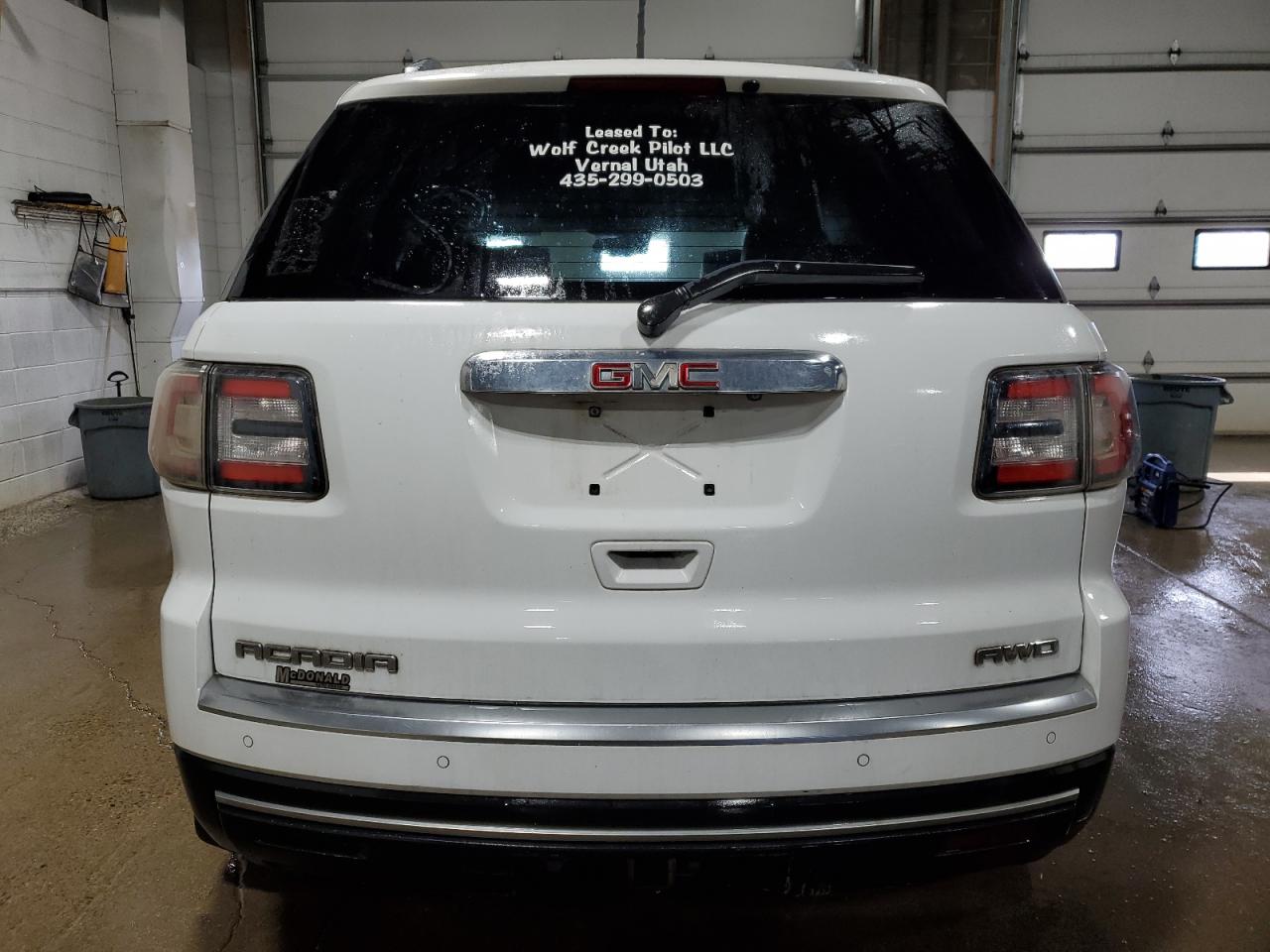 2016 GMC Acadia VIN 1GKKVRKD3GJ150322 Copart auction photo, front end / side damage thumbnail 6