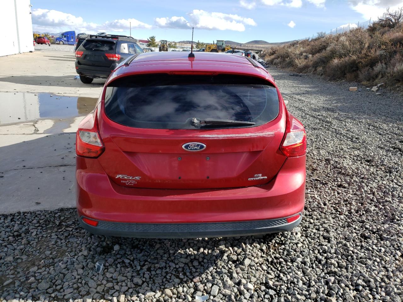 2012 Ford Focus VIN 1FAHP3K21CL451767 Copart auction photo, rollover damage thumbnail 6