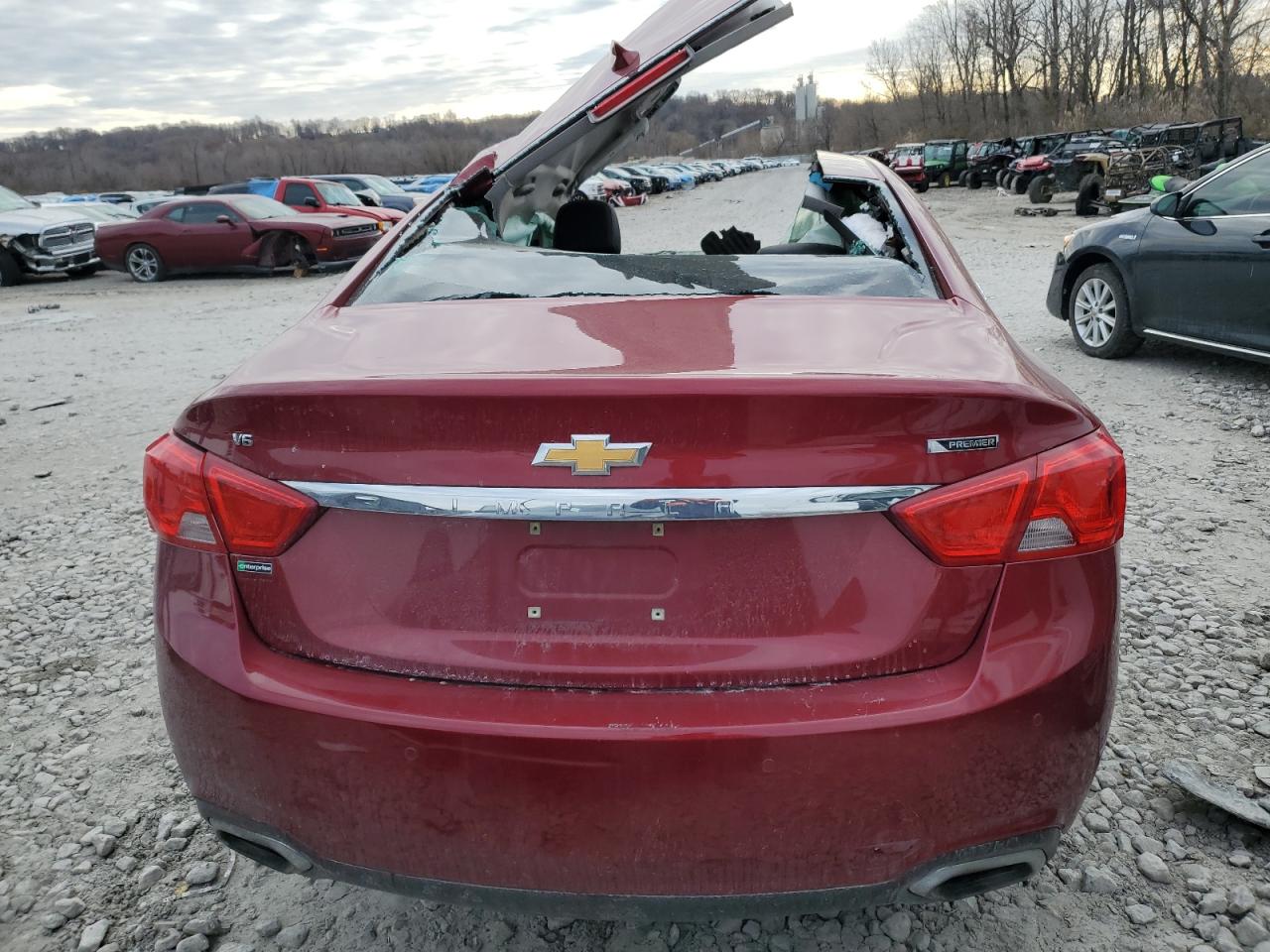 2020 Chevrolet Impala VIN 2G1105S32L9100077 Copart auction photo, all over damage thumbnail 6