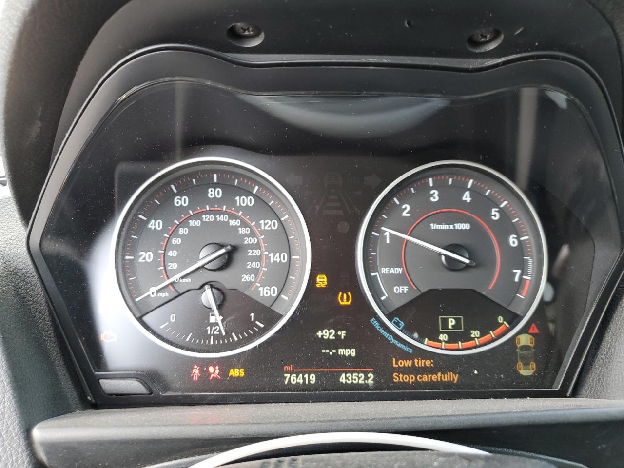 2015 BMW 2er VIN WBA1K5C5XFV473884 Copart auction photo, front end damage thumbnail 9
