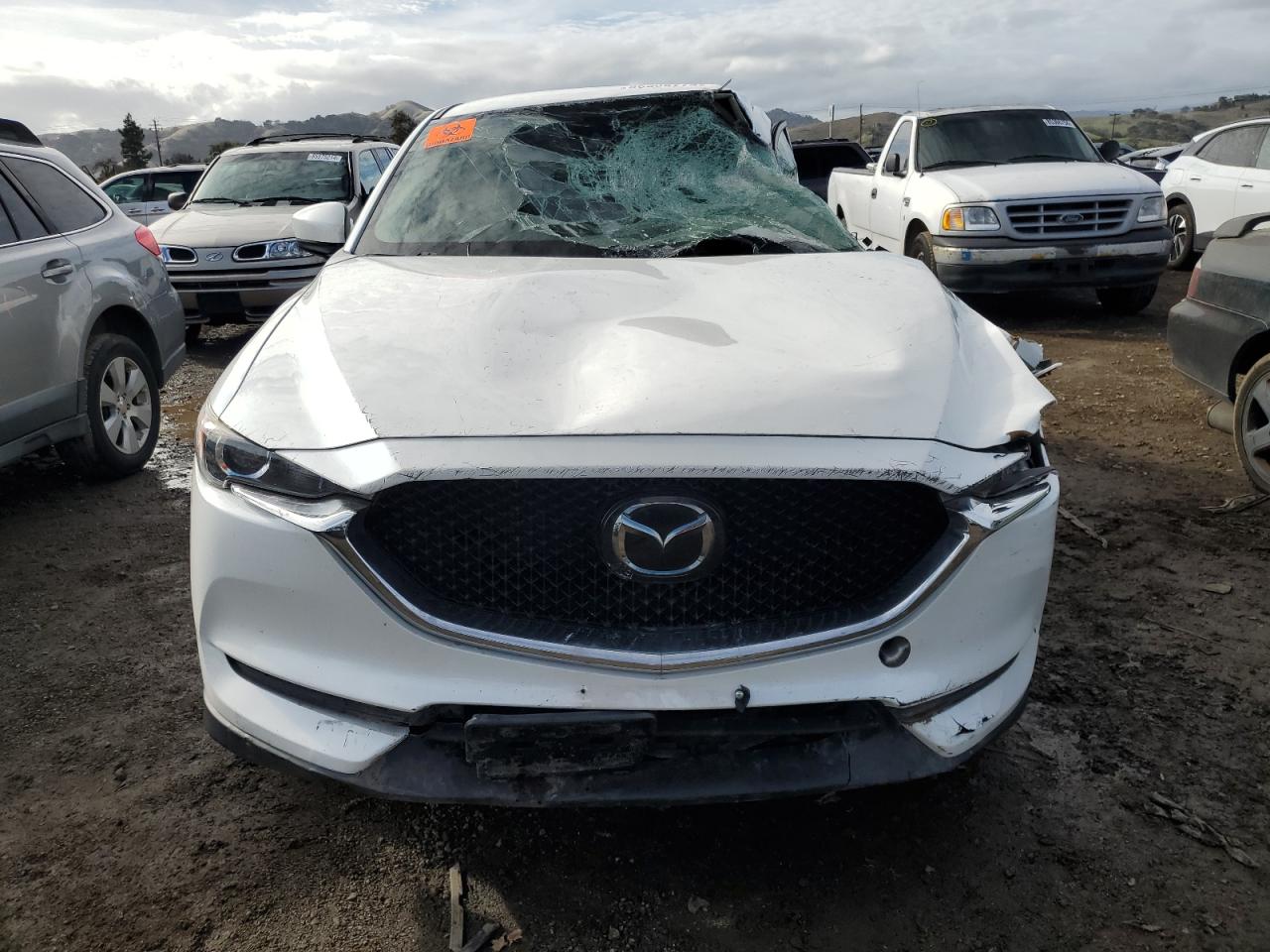 2020 Mazda CX-5 VIN JM3KFBCM5L0766058 Copart auction photo, all over damage thumbnail 5