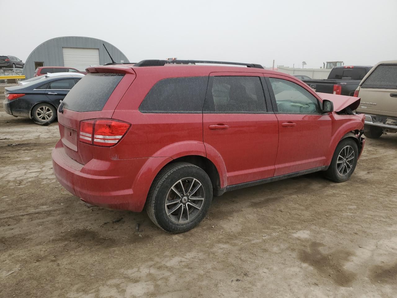 2018 Dodge Journey VIN 3C4PDCAB7JT189285 Copart auction photo, front end damage thumbnail 3