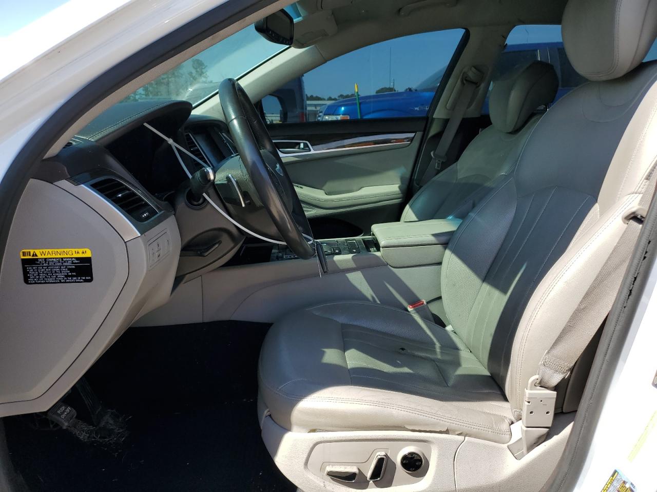 2015 Hyundai Genesis VIN KMHGN4JE4FU074505 Copart auction photo, front end / side damage thumbnail 7