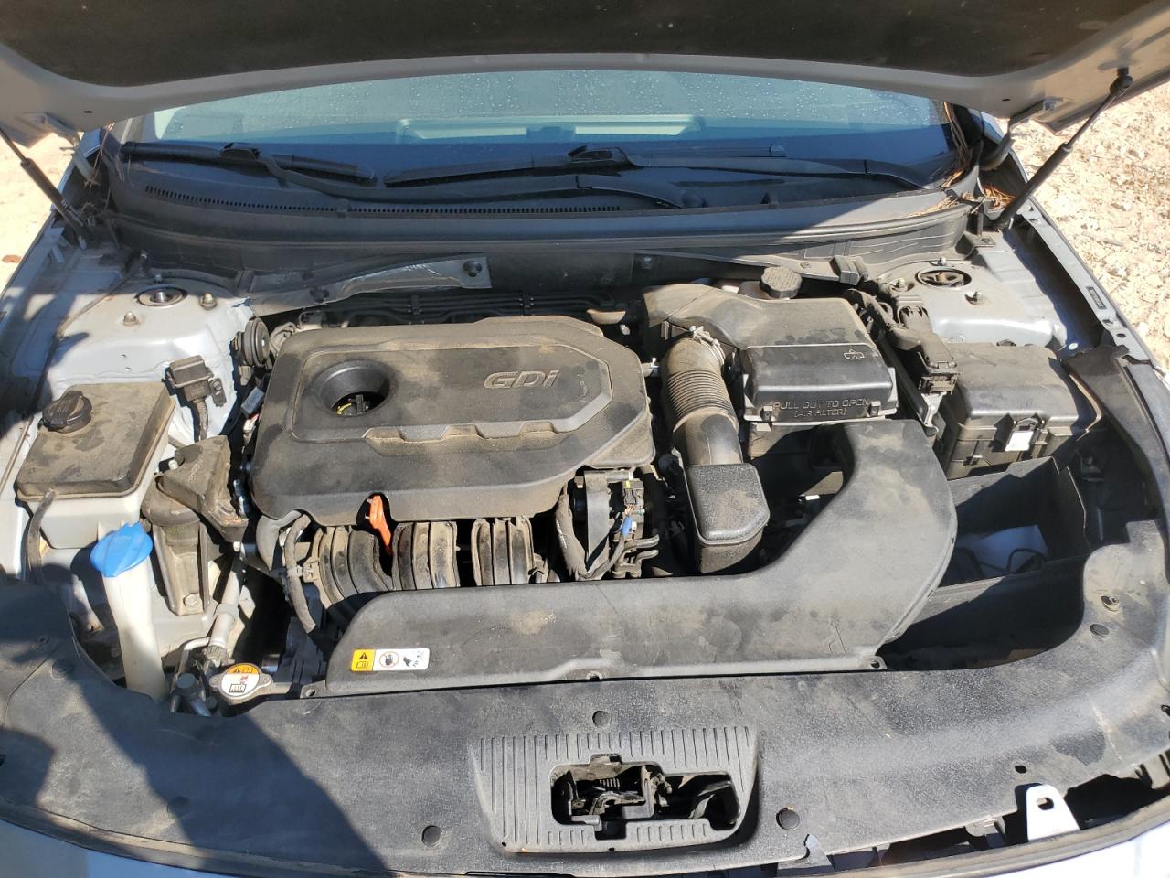 2016 Hyundai Sonata VIN 5NPE24AF1GH383096 Copart auction photo, front end / undercarriage damage thumbnail 12