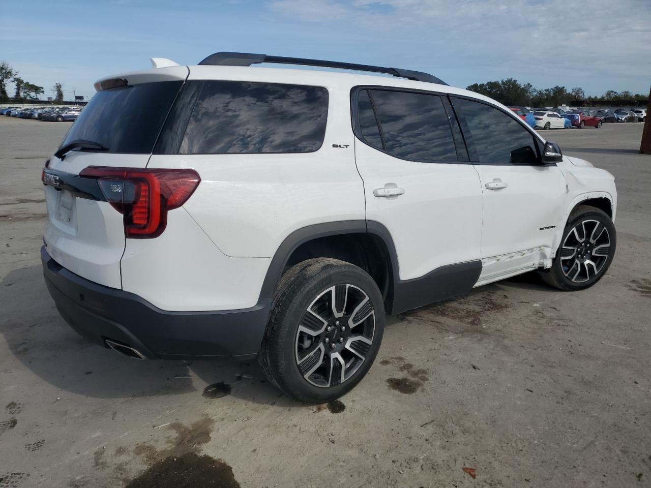 2021 GMC Acadia VIN 1GKKNMLS1MZ202060 Copart auction photo, all over damage thumbnail 3