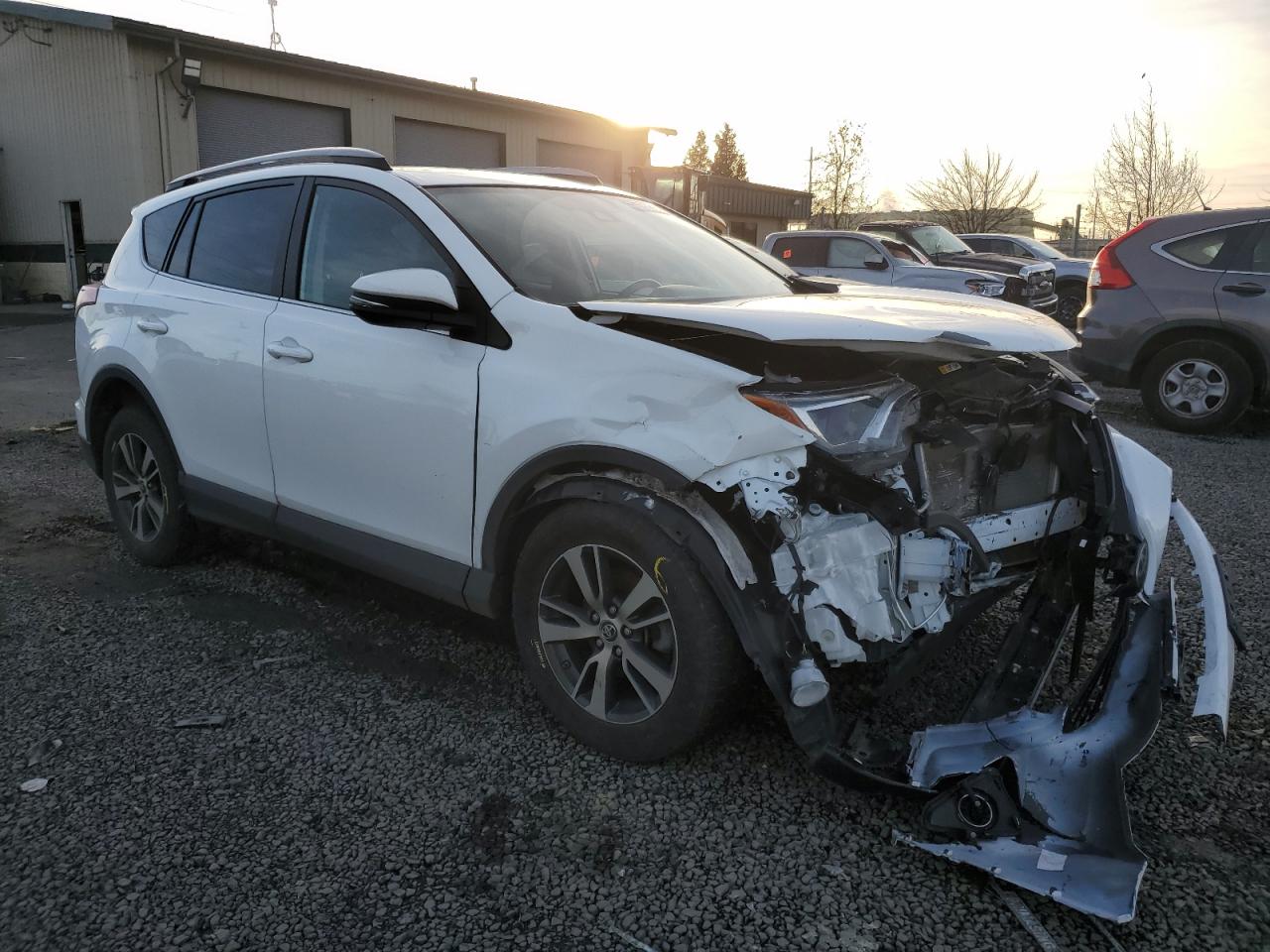 2017 Toyota RAV 4 VIN 2T3RFREV4HW566720 Copart auction photo, front end damage thumbnail 4