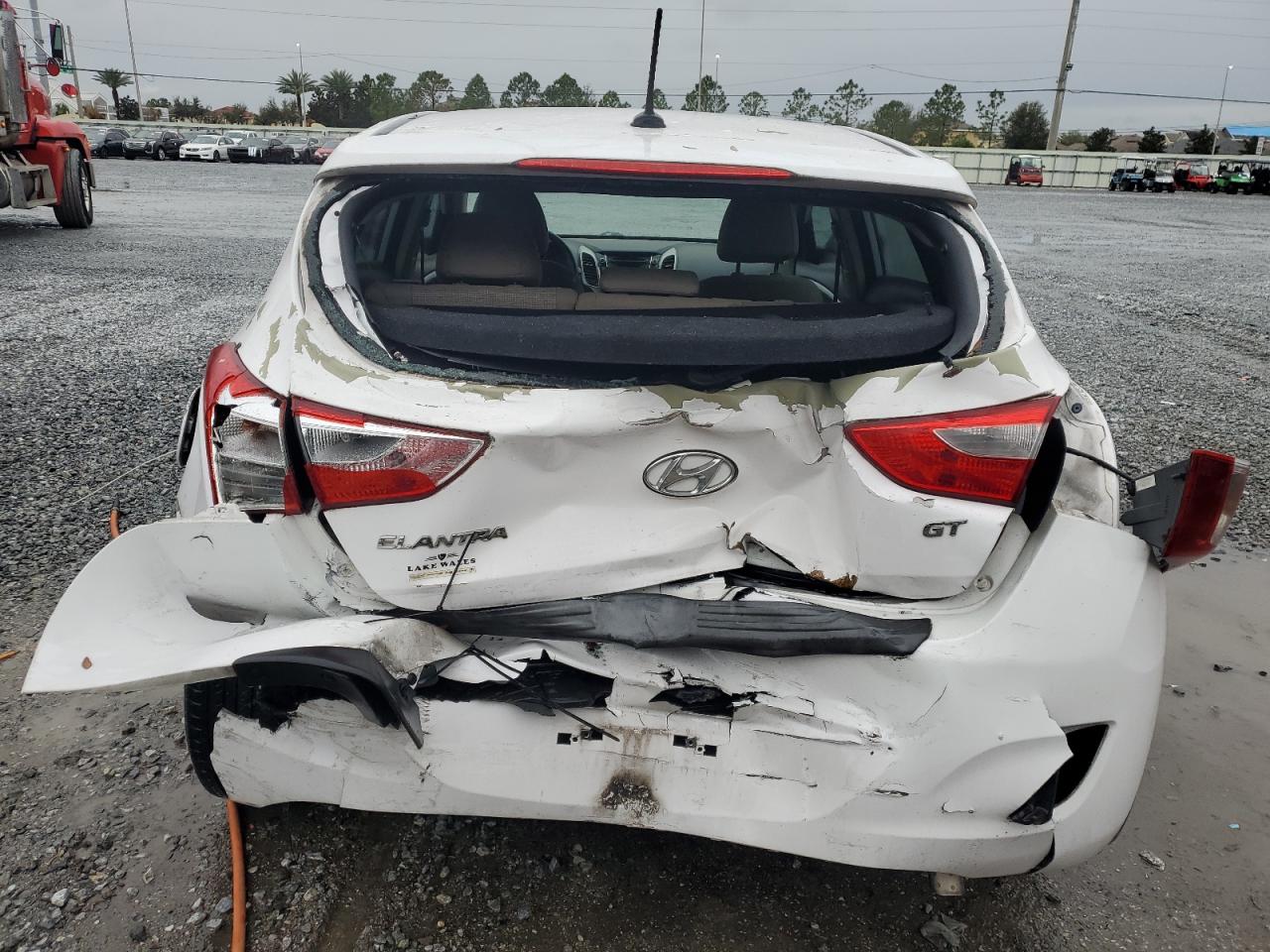 2016 Hyundai Elantra VIN KMHD35LH3GU276615 Copart auction photo, rear end / front end damage thumbnail 6