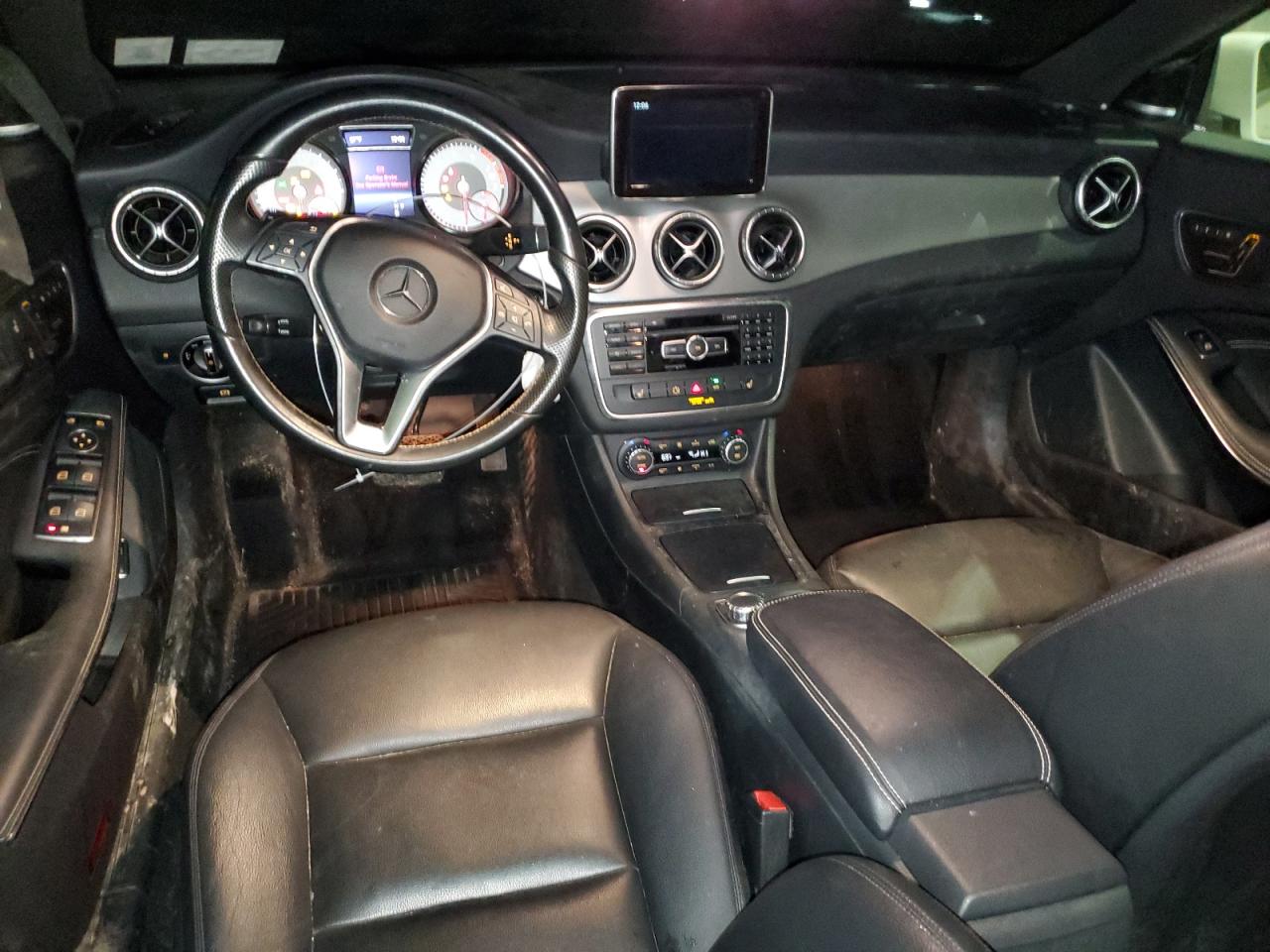 2014 Mercedes-Benz CLA-klasse VIN WDDSJ4GB2EN108088 Copart auction photo, front end / undercarriage damage thumbnail 8