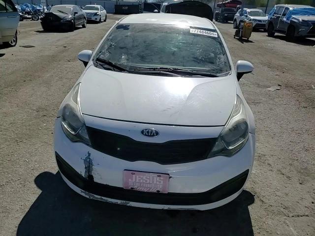 2014 KIA Rio VIN KNADM4A39E6365087 Copart auction photo, rear end / front end damage thumbnail 10