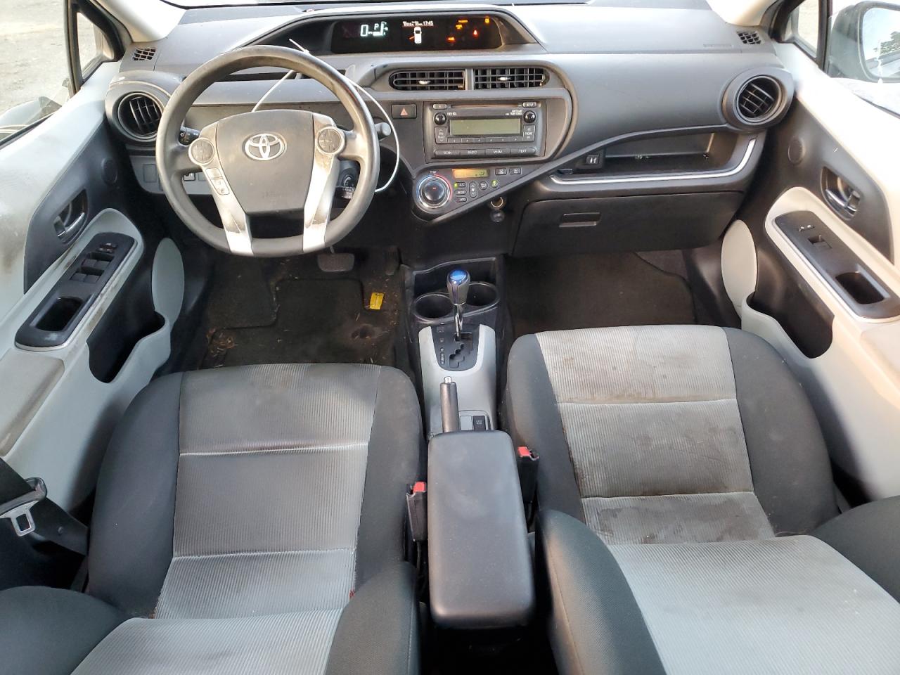 2014 Toyota Prius VIN JTDKDTB3XE1086120 Copart auction photo, front end / side damage thumbnail 8