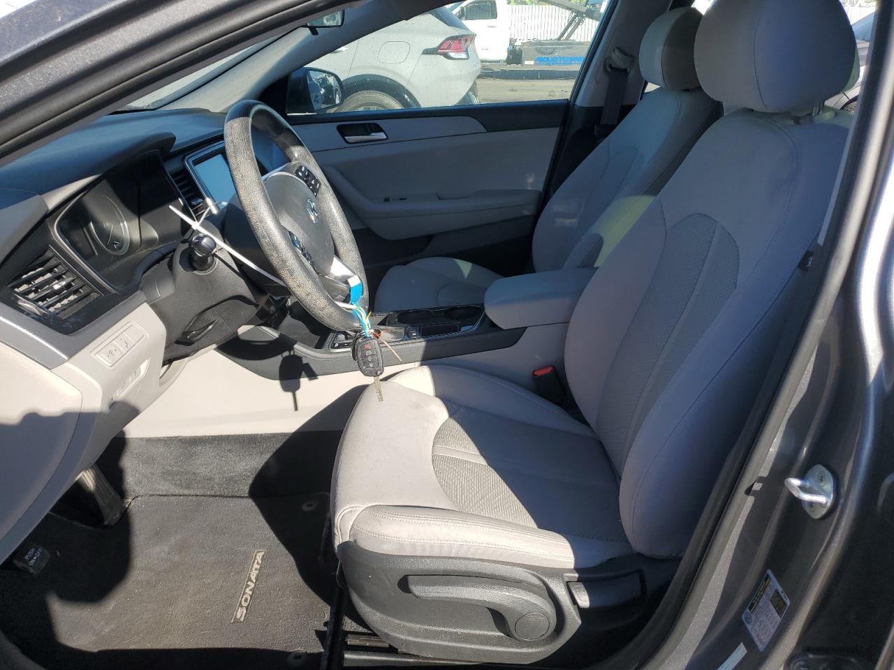 2019 Hyundai Sonata VIN 5NPE24AF6KH818168 Copart auction photo, vandalism / undercarriage damage thumbnail 7