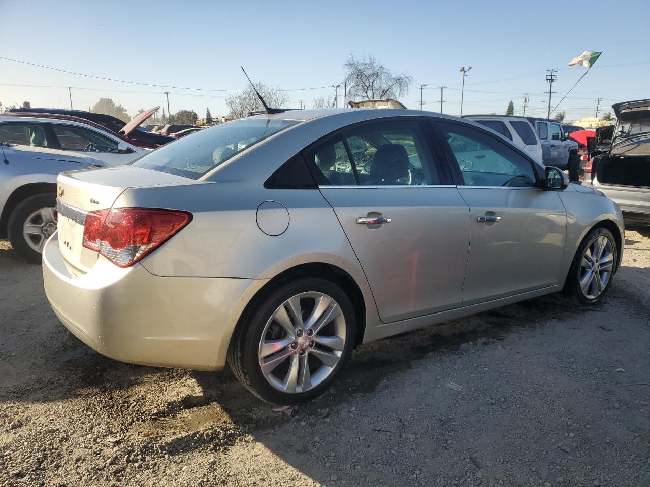 2013 Chevrolet Cruze VIN 1G1PG5SB2D7294562 Copart auction photo, side damage thumbnail 3