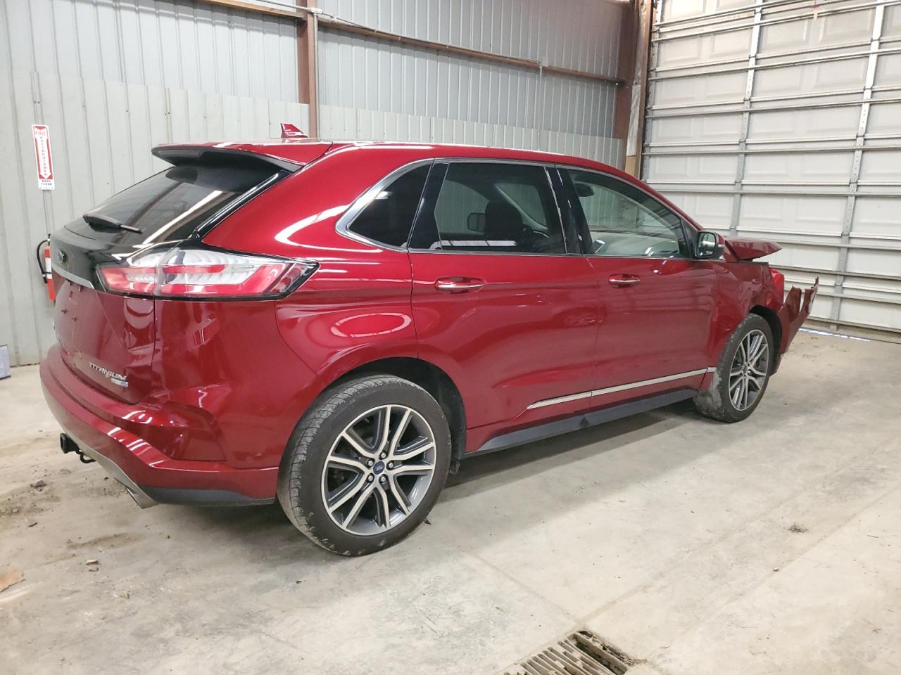 2019 Ford Edge VIN 2FMPK4K95KBB78849 Copart auction photo, front end damage thumbnail 3