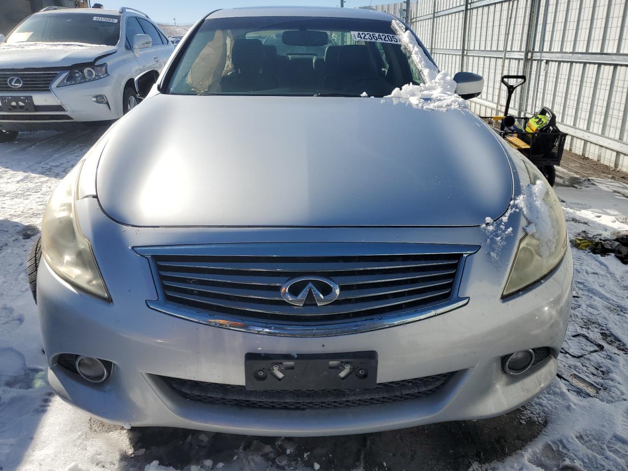 2013 Infiniti G VIN JN1CV6AR7DM753458 Copart auction photo, side / minor dent/scratches damage thumbnail 5