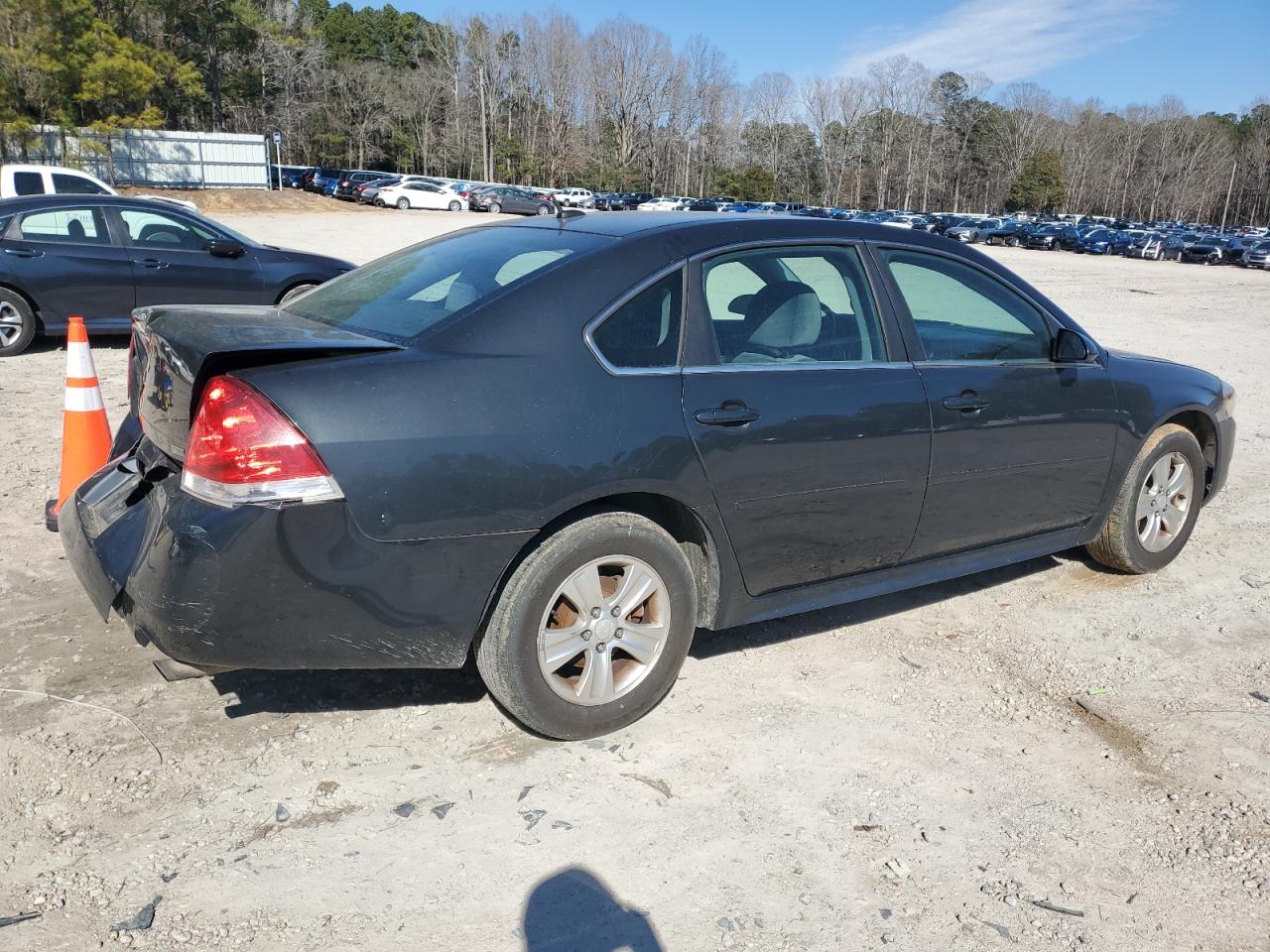 2013 Chevrolet Impala VIN 2G1WF5E34D1253379 Copart auction photo, rear end damage thumbnail 3