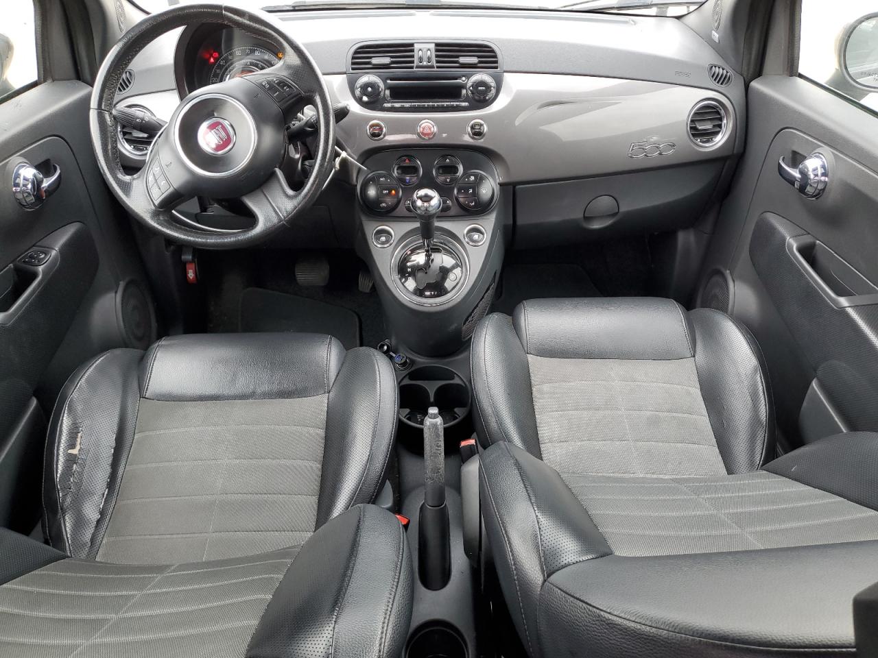 2012 Fiat 500 VIN 3C3CFFBR1CT115311 Copart auction photo, front end / side damage thumbnail 8