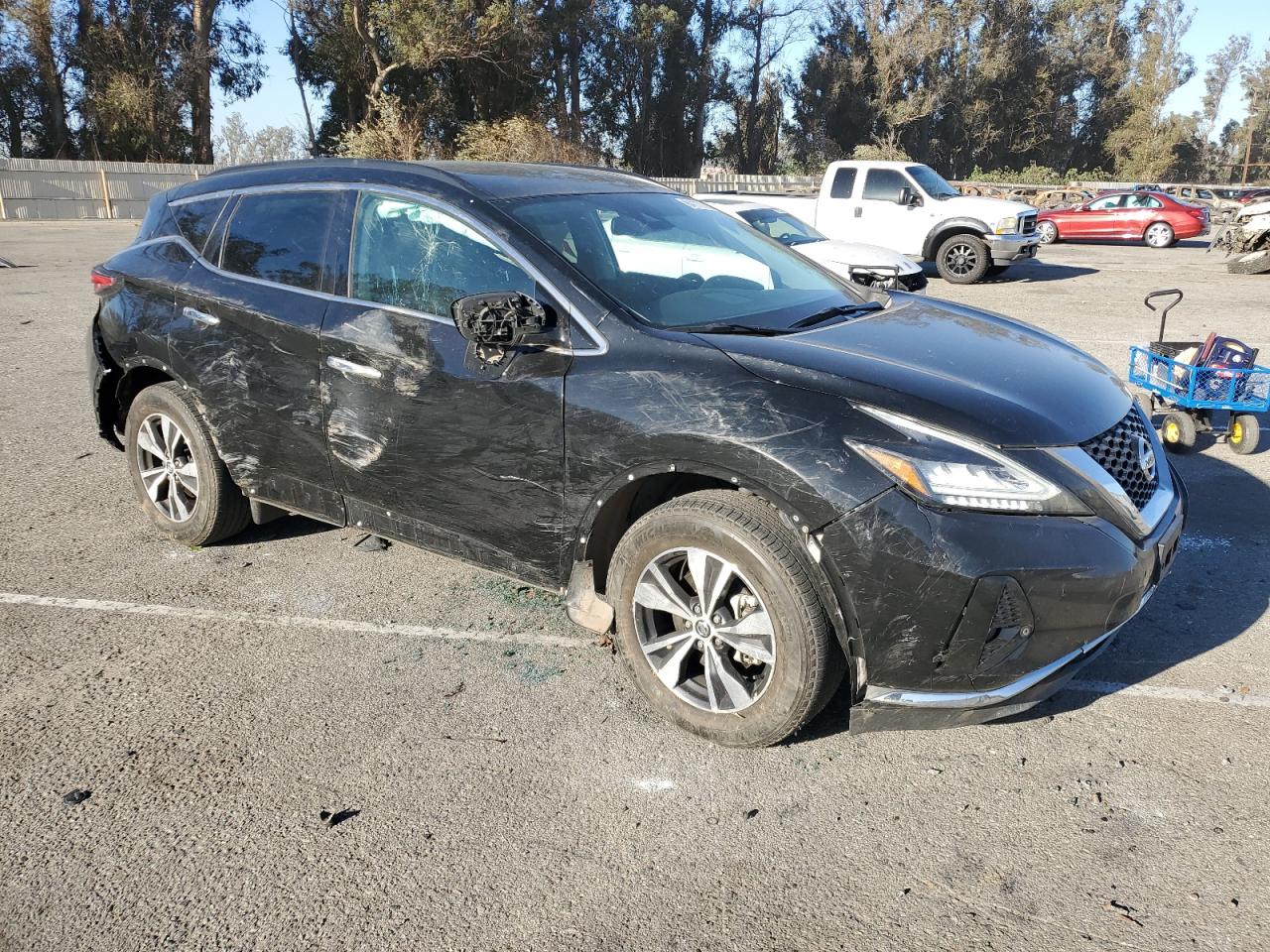 2021 Nissan Murano VIN 5N1AZ2BJ9MC104322 Copart auction photo, all over / minor dent/scratches damage thumbnail 4
