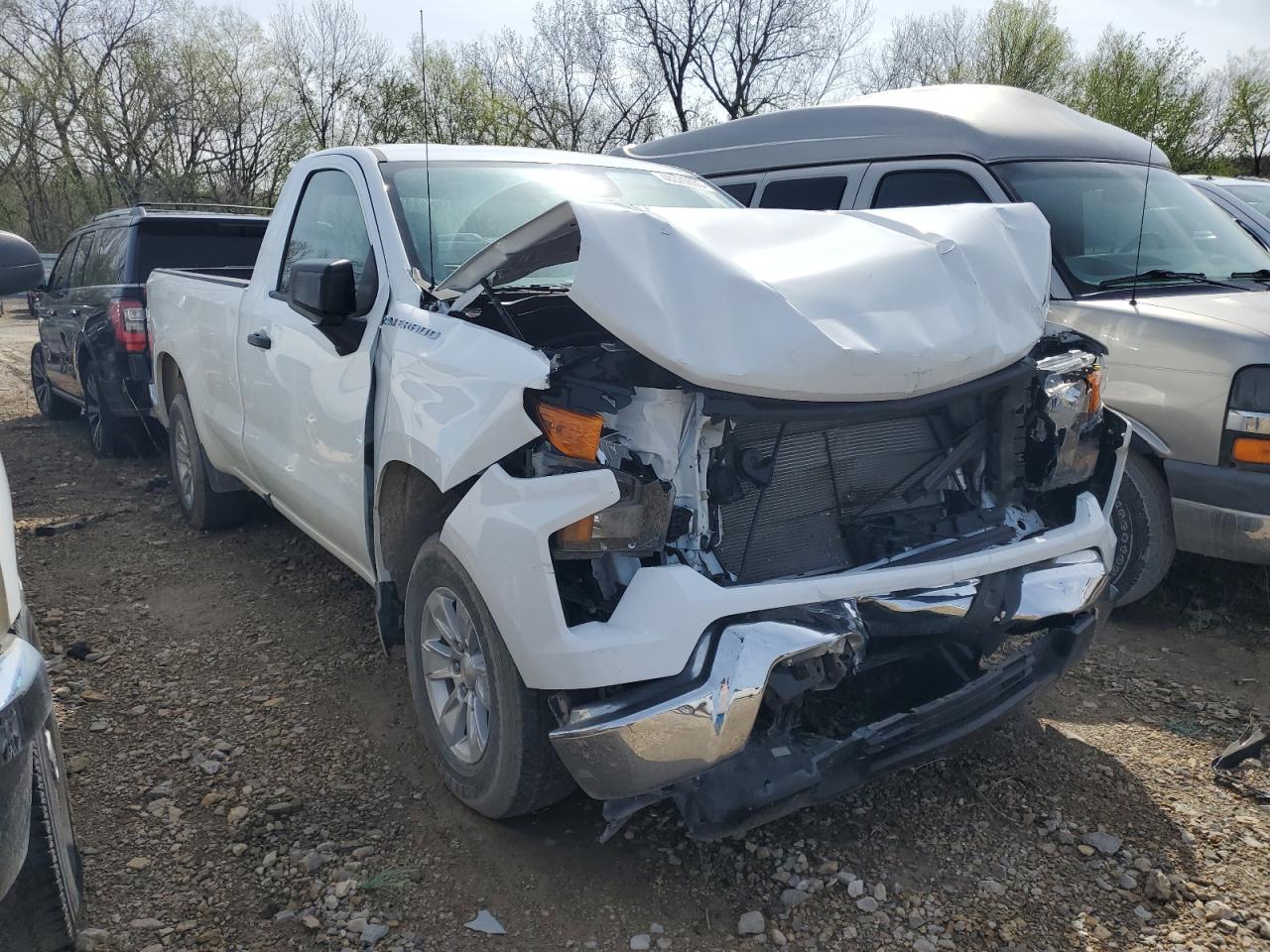 2023 Chevrolet Silverado VIN 3GCNAAED5PG302071 Copart auction photo, front end damage thumbnail 4
