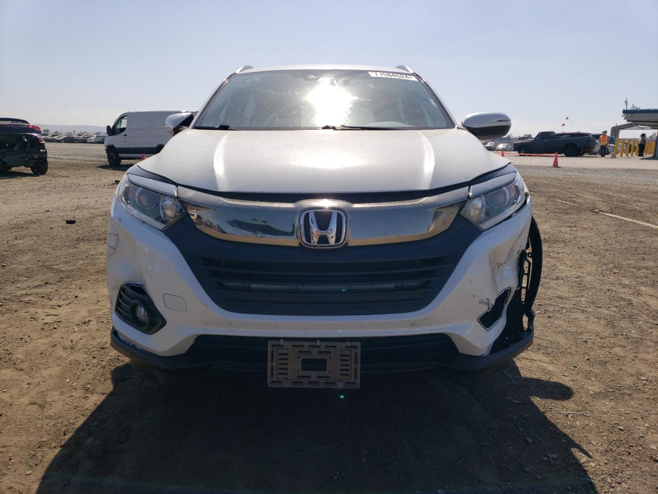 2022 Honda HR-V VIN 3CZRU5H52NM702621 Copart auction photo, front end / rear end damage thumbnail 5