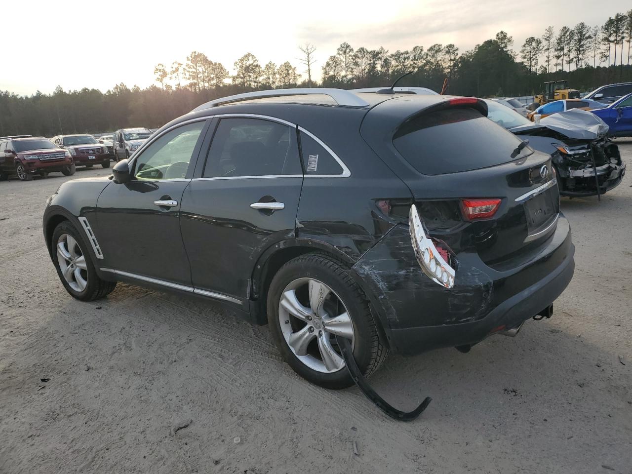 2011 Infiniti FX VIN JN8AS1MW9BM141975 Copart auction photo, rear end damage thumbnail 2