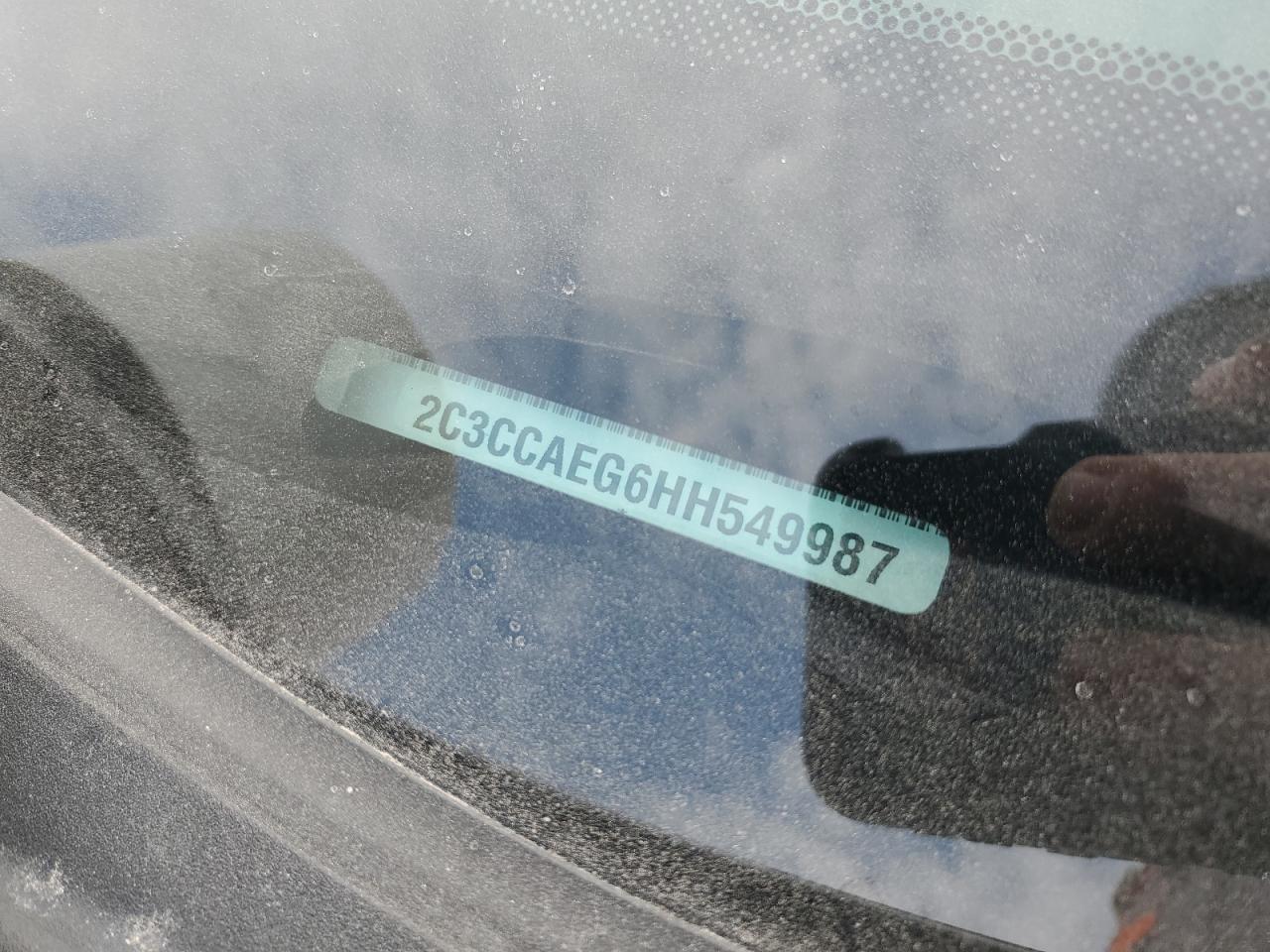 2017 Chrysler 300 VIN 2C3CCAEG6HH549987 Copart auction photo, water/flood damage thumbnail 13