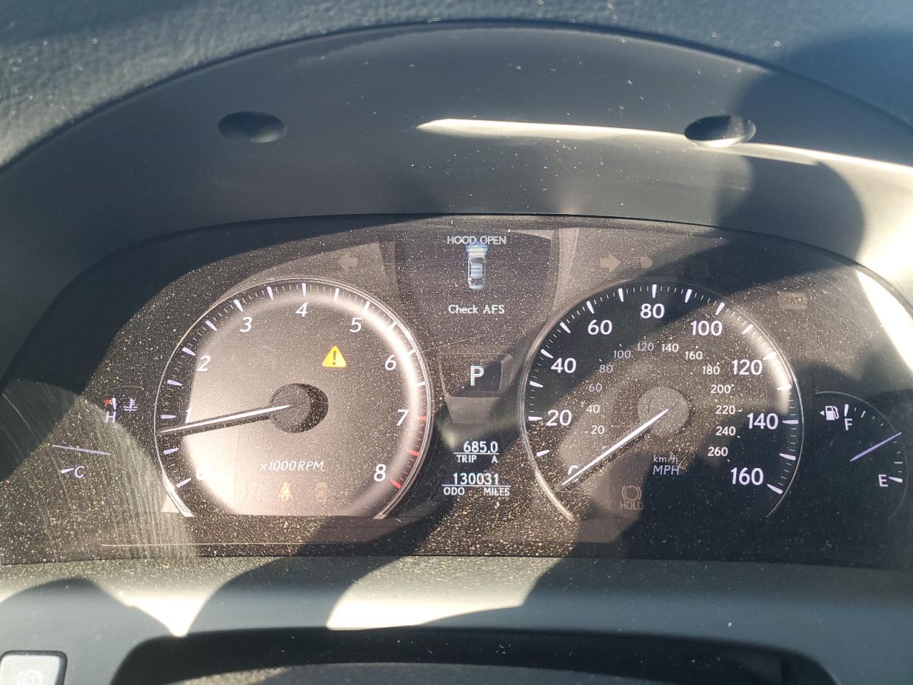 2008 Lexus LS VIN JTHBL46F085072171 Copart auction photo, undercarriage / front end damage thumbnail 9