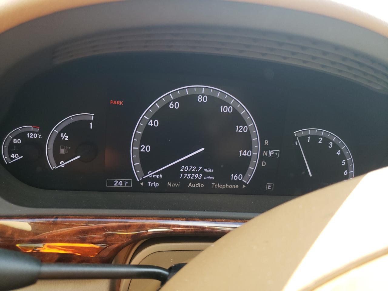 2013 Mercedes-Benz S-klasse VIN WDDNG9EB0DA497735 Copart auction photo, front end / undercarriage damage thumbnail 9
