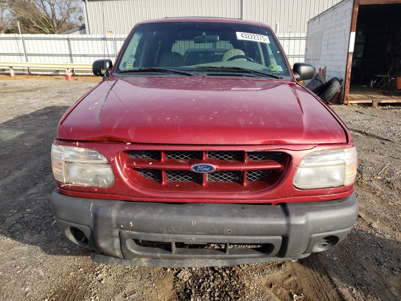 2001 Ford Explorer VIN 1FMZU72E91ZA36467 Copart auction photo, front end / side damage thumbnail 5
