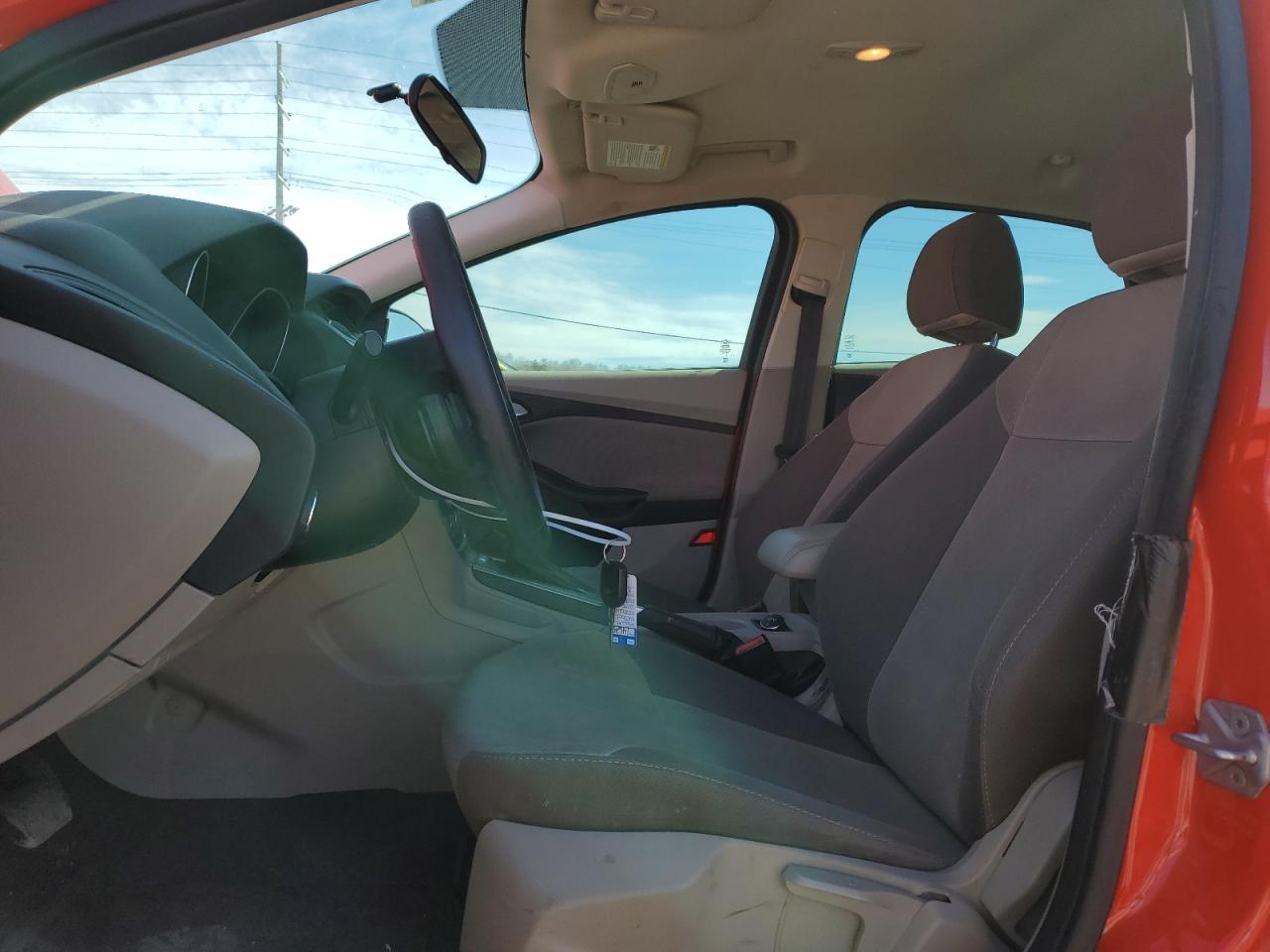 2014 Ford Focus VIN 1FADP3F23EL169819 Copart auction photo, rear end damage thumbnail 7