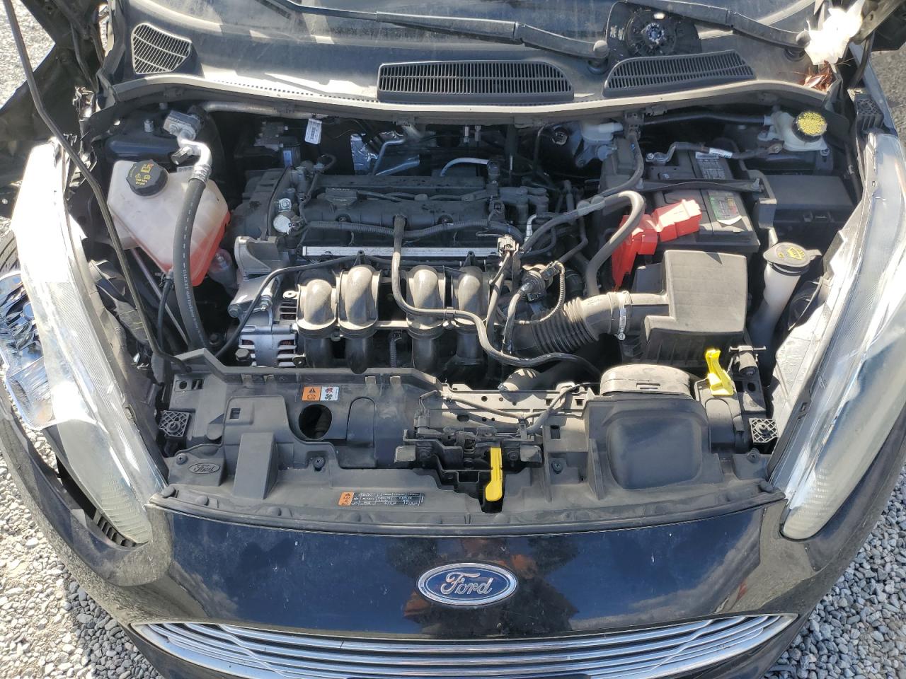 2019 Ford Fiesta VIN 3FADP4BJ1KM164258 Copart auction photo, side / front end damage thumbnail 12