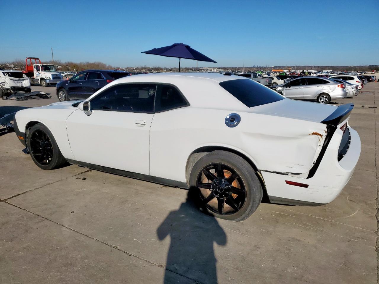 2014 Dodge Challenger VIN 2C3CDYAG0EH285575 Copart auction photo, rear end / minor dent/scratches damage thumbnail 2